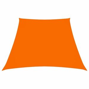 vidaXL narancssárga trapéz alakú oxford-szövet napvitorla 2/4 x 3 m kép
