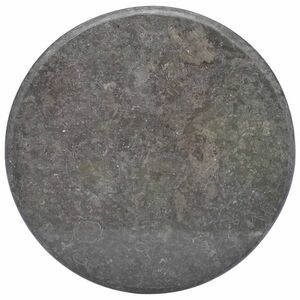 vidaXL fekete márvány asztallap Ø60 x 2, 5 cm kép