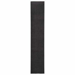 vidaXL fekete természetes szizálszőnyeg 66x350 cm kép