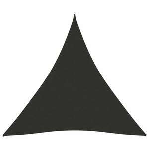 vidaXL antracitszürke háromszögű oxford-szövet napvitorla 4 x 4 x 4 m kép