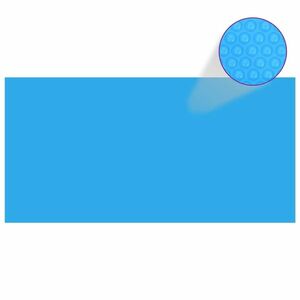 vidaXL kék, négyszögletes PE medencetakaró 1200 x 600 cm kép