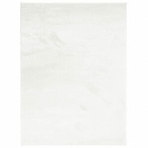 vidaXL OVIEDO krémszínű rövid szálú szőnyeg 240 x 340 cm kép