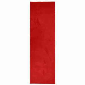 vidaXL OVIEDO piros rövid szálú szőnyeg 80 x 250 cm kép
