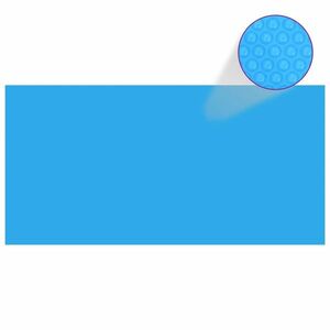 vidaXL Négyszögletes medence borító 549 x 274 cm-es PE kék kép