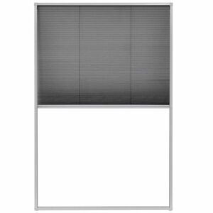 vidaXL pliszé ablak szúnyogháló alumíniumból 80 x 120 cm kép