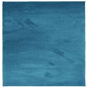 vidaXL OVIEDO türkiz rövid szálú szőnyeg 240 x 240 cm kép