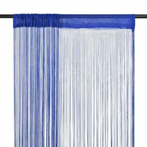 vidaXL 2 db kék zsinórfüggöny 140 x 250 cm kép