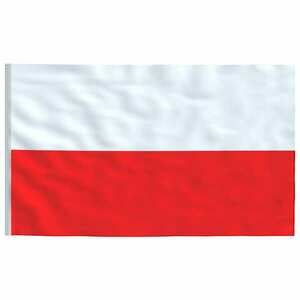 vidaXL lengyel zászló 90 x 150 cm kép