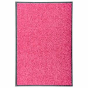 vidaXL rózsaszín kimosható lábtörlő 60 x 90 cm kép