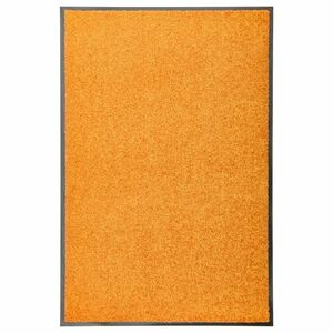 vidaXL narancssárga kimosható lábtörlő 60 x 90 cm kép