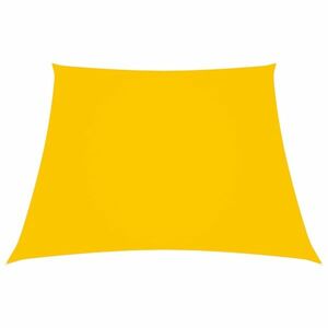 vidaXL sárga trapéz alakú oxford-szövet napvitorla 3/5 x 4 m kép