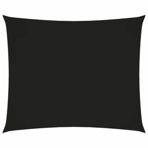 vidaXL fekete téglalap alakú oxford-szövet napvitorla 3, 5 x 4, 5 m kép