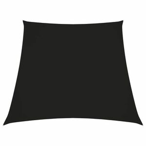 vidaXL fekete trapéz alakú oxford-szövet napvitorla 3/5 x 4 m kép