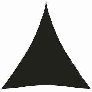 vidaXL fekete háromszögű oxford-szövet napvitorla 3 x 4 x 4 m kép