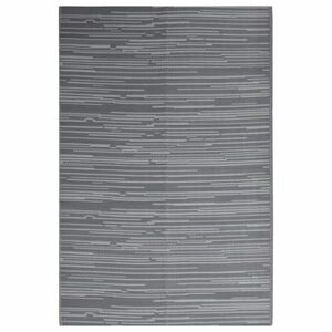 vidaXL antracitszürke PP kültéri szőnyeg 140x200 cm kép