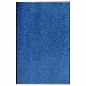 vidaXL kék kimosható lábtörlő 120 x 180 cm kép