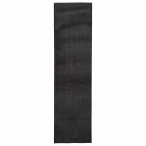 vidaXL fekete természetes szizálszőnyeg 66x250 cm kép
