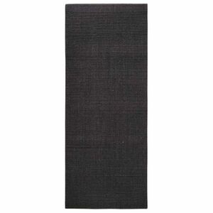 vidaXL fekete természetes szizálszőnyeg 100x250 cm kép
