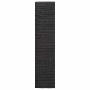 vidaXL fekete természetes szizálszőnyeg 80x350 cm kép