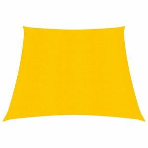 vidaXL sárga HDPE napvitorla 160 g/m² 3/4 x 3 m kép