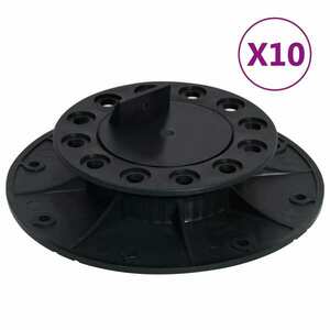vidaXL 10 db állítható láb deszkázathoz 25-40 mm kép