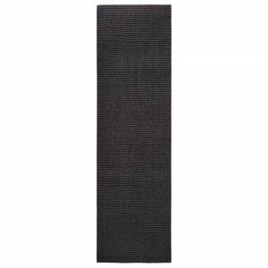 vidaXL fekete természetes szizálszőnyeg 100x350 cm kép