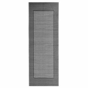 vidaXL fekete PP kültéri szőnyeg 80 x 250 cm kép