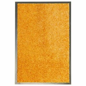 vidaXL narancssárga kimosható lábtörlő 40 x 60 cm kép