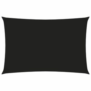 vidaXL fekete téglalap alakú oxford szövet napvitorla 2 x 4 m kép