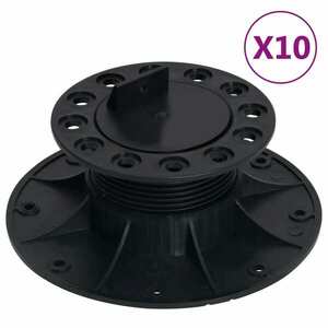 vidaXL 10 db állítható láb deszkázathoz 60-88 mm kép