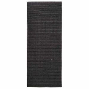 vidaXL fekete természetes szizálszőnyeg 80x200 cm kép