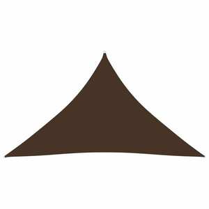 vidaXL barna háromszögű oxford-szövet napvitorla 3, 5 x 3, 5 x 4, 9 m kép