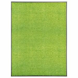 vidaXL zöld kimosható lábtörlő 90 x 120 cm kép
