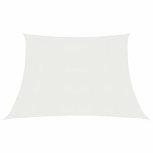 vidaXL fehér HDPE napvitorla 160 g/m² 3/4 x 3 m kép