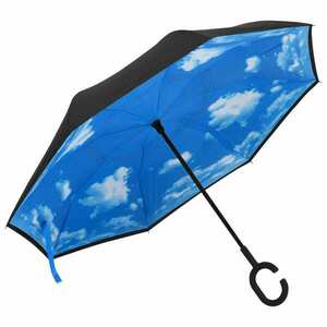 vidaXL fekete C-markolatú esernyő 108 cm kép