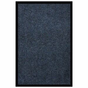 vidaXL kék csíkos lábtörlő 80 x 120 cm kép