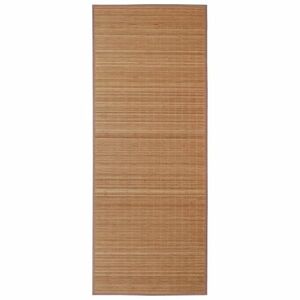 vidaXL Négyszögletes barna bambusz szőnyeg 120 x 180 cm kép
