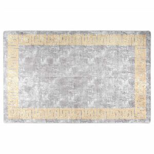 vidaXL szürke csúszásmentes mosható szőnyeg 160 x 230 cm kép