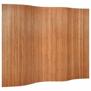 vidaXL barna bambusz térelválasztó 165 x 250 cm kép