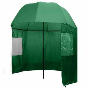 vidaXL horgászesernyő 300x240 cm zöld kép