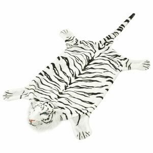 vidaXL fehér plüss tigris szőnyeg 144 cm kép