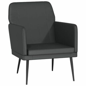 vidaXL fekete műbőr fotel 61 x 78 x 80 cm kép