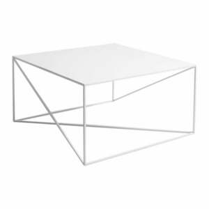 Memo fehér dohányzóasztal, 100 x 100 cm - CustomForm kép