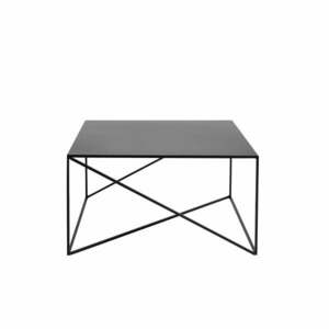 Memo fekete dohányzóasztal, 80 x 80 cm - Custom From kép