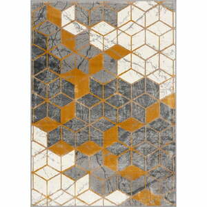 Okkersárga-szürke szőnyeg 80x150 cm Soft – FD kép