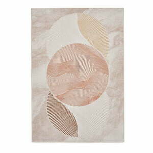 Rózsaszín-krémszínű szőnyeg 160x230 cm Creation – Think Rugs kép