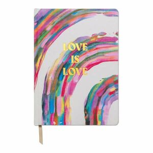 Dátumozatlan határidőnapló 200 oldal A4 Love is Love – DesignWorks Ink kép