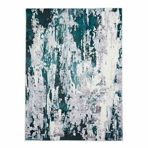 Petróleumkék-világosszürke szőnyeg 80x150 cm Apollo – Think Rugs kép