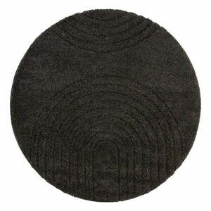 Norwalk Fergus fekete szőnyeg, ø 160 cm - Mint Rugs kép