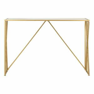 Aranyszínű konzolasztal 40x120 cm Easy – Mauro Ferretti kép